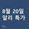 8월 20일 알리 특가