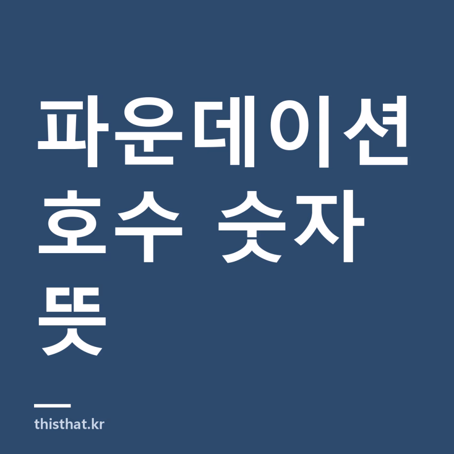 파운데이션 호수 숫자 뜻 — 13호·21호·23호가 나타내는 것과 21N·21C 글자의 의미 파운데이션 호수 숫자 뜻 — 13호·21호·23호가 나타내는 것과 21N·21C 글자의 의미