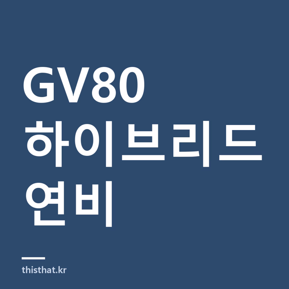 GV80 하이브리드 연비 12km/ℓ와 7,680만원 — 제네시스 첫 하이브리드 무엇이 바뀌었나 GV80 하이브리드 연비 12km/ℓ와 7,680만원 — 제네시스 첫 하이브리드 무엇이 바뀌었나